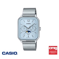 CASIO นาฬิกาข้อมือ รุ่น MTP-M305D-2AVDF สายสเตนเลสสตีล สีฟ้า