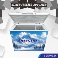Freezer Cover Protector Anti-Scratch Winter Sticker 300 Liter F 040725 01