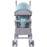 嬰兒車 Stroller嬰兒推車兒童輕便可坐躺避震折疊0-3歲小孩手推童車【綠色】#H099034223