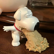 Bandai | Gk Pvc Youtooz Family Guy Puking Brian Stewie Griffin Action Figure Model Ornaments Doll Tr
