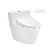 สุขภัณฑ์ 1 ชิ้น พร้อมฝารองนั่งกึ่งอัตโนมัติ TOTO WASHLET S5 (CW625SW3) 3/4.5 ลิตร สีขาว (1312598)