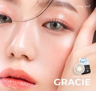 ( Nhập mã LAZSOCIAL99 - giảm 30% đơn từ 199k ) Lens 1 ngày màu có độ cận 0-8 gồm 2 màu xám Gracie si