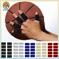 SUERHD 10PCS Finger Cots, Elastic Finger Tape Multicolor Finger Sleeves, Tool Tennis Volleyball Bask