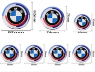 KuLeyp BMW Car Emblem Logo Covers Sticker steering Badge Joint 50th Anniversary Limited For BMW F10 