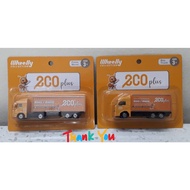 Set 2 Lori Wheelly Lorry Eco Truck Eco Plus 2022 (1 Prime Mover & 1 Box Truck)