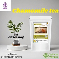 Chamomile tea : Teh Bunga Chamomile Mengatasi Insomnia isi 30 tea bag