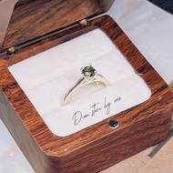 Sapphiree Classic Luxury Women's Silver Ring Size 17mm