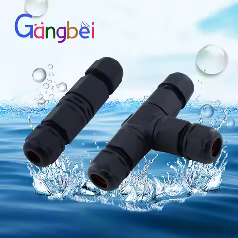 IP68 L12 L16 L20 L25 Waterproof Cable Connector 2/3/4Pin Screw Wiring Terminal Wire Connectors for E