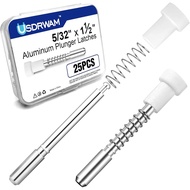 25 Pek Pin Penahan Skrin Tingkap, 5/32" x 1-1/2" Pin Penahan Skrin Aluminium dengan Penutup
