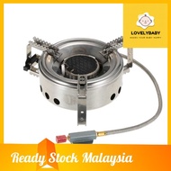 [READYSTOCK] Outdoor Mountaineering Camping Cooking Big Power Windproof Gas Stove Head Butane Burner Infrared Heating S