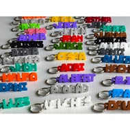 GANTUNGAN Finedge 3D Custom Name Keychain - 3D Name Keychain
