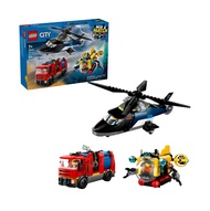 【LEGO 樂高】磚星球〡 60462 城市系列 直升機、消防車和潛水艇套裝 Helicopter, Fire Truck & Submarine Remix