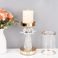 Cross-Border Candle Holder Candle Dinner Light Luxury Dining Table Home Props Ornaments Candlelight 