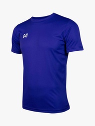 Warrix เสื้อกีฬา คอกลมสีล้วน สีน้ำเงิน FBA-571