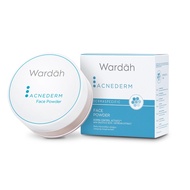 Wardah Acnederm Face Powder 20 gr - Bedak Untuk Kulit Berjerawat - Bedak Tabur - Untuk Jenis Kulit B
