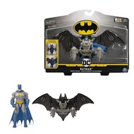 Batman 4-Inch Batman Mega Gear Action Figure with Transforming Armor DC Figure