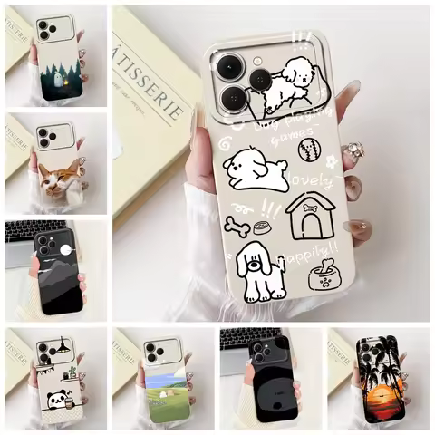 For Techno Spark 40 Case Cover Silicone Cute Cartoon Fashion Luxury Funny Cool Painted Phone Case Fo
