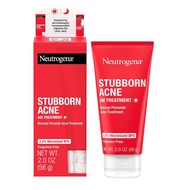 Neutrogena Stubborn Acne AM Face Treatment 2 oz 2.5% Micronized Benzoyl Peroxide Acne Medicine, Oil-