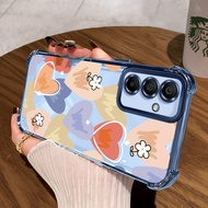 Casing HP For Samsung Galaxy A15 4G A15 5G A16 4G A16 5G A25 5G Case Casing Heart Protector Morandi 