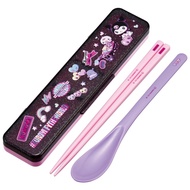 【NEW】Skater Chopsticks and Spoon Combo Set 18cm Antibacterial Processing for Lunch Boxes for Adults 