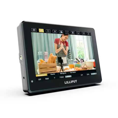 HT7S LILLIPUT 7 Inch 2000 Nits Ultra Brightness HDMI-Compatible Touch Screen Monitor 3G-SDI Input 3D