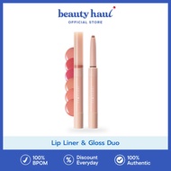 JUDYDOLL Lip Liner And Gloss Duo - Judydoll Lip Liner And Lip Gloss, Practical Lip Combo, Lip Makeup