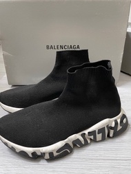 9成新 Balenciaga Speed Trainer 襪套鞋 巴黎世家 尺寸35 女用 二手