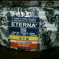 Harga 1 rol Kabel Eterna Listrik harga 1 rol NYM 3 × 15 3 × 15