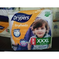 DRYPERS DRYPANTZ XXXL 20 PCS/XXXXL 18 PCS