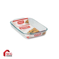 Pyrex  ถาดอบแก้ว  สีขาวใส