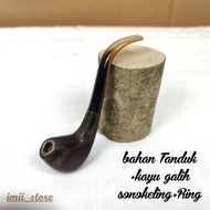 PIPA CANGKLONG ROKOK BAHAN TANDUK KERBAU ASLI 100% / PIPA ROKOK CANGKLONG BERKUALITAS / PIPA ROKOK U