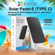 EZVIZ Solar Charging Panel - E ( TYPE C ) Compatible with EB8 EB3 CB5 Battery Powered Wireless Camer