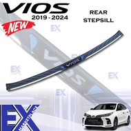 Toyota Vios Prime 2019 to 2024 OEM Rear Step Sill / Stepsill or Rear Bumper Guard Chrome Thailand Qu