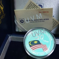 Malaysia 50th Merdeka Anniversary Silver Coin Proof