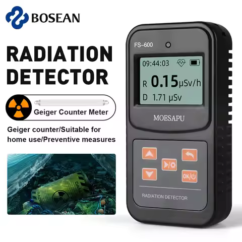 Bosean Geiger counter Nuclear Radiation Detector X-ray Beta Gamma Detector Geiger Radioactivity dete