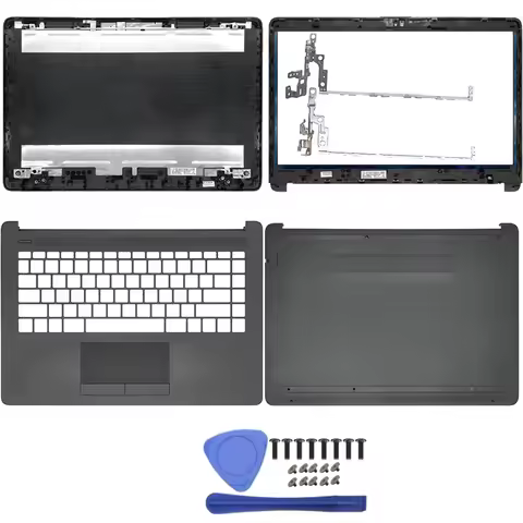 NEW Laptop Screen LCD BackCover/Front Bezel/Hinges/Palmrest/Bottom Accessories For HP Pavilion 14-CM
