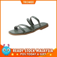 Ready Stock Tromee Sandal Wanital Slipper Flats Tiffany