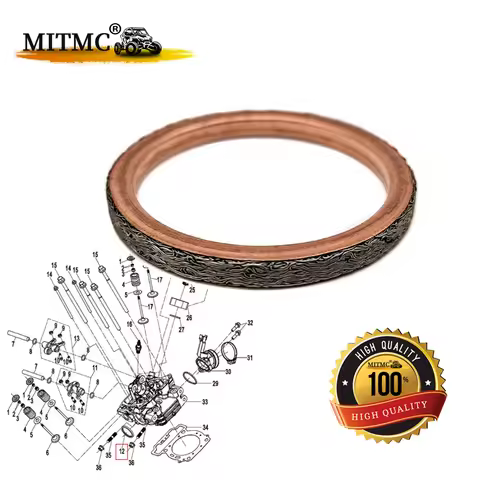 Exhaust Pipe Gasket For CF 400 500 600 800ATV UTV CFX8 CF2V91W 800CC ATV UTV Engine Repair Parts 45*