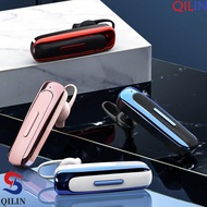 QILIN E1 Wireless Bluetooth Earphone, Ear Hook Earbuds Business Headphones, Portable Mic Single Hi-F