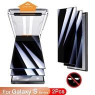 Easy to install tools 2 Pcs For Samsung Galaxy S25 S24 S23 S22 Plus Ultra 5G Screen Protector Temper