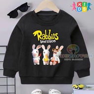 RABBIDS INVASION CHILDREN'S SWEATER JACKET RABBIDS INVASION CHILDREN'S CREWNECK