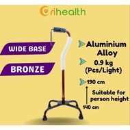 Tongkat [Narrow Base Kecil] [Promedictech] QUAD CANE Adjustable Height Walking Stick Tongkat Kaki 4
