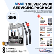 Car Servicing Package - Mobil 1 Gold Engine Oil Service Package | 0W20 5W30 0W40