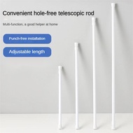 Curtain Rod Thin Rod Perforation-Free Installation Telescopic Rod Shower Curtain Rod Door Curtain Ro