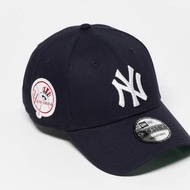 topi new era new york yankees black logo putih 100% original