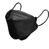 韓式4D醫療口罩 質感黑10片裝