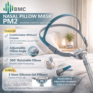 BMC P2 CPAP Mask Nasal Pillow Silicone  Sleep Apnea Snoring Mask With Headgear Fits 22mm Tube for CP