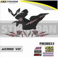 AEROX 155 V2 NEW FIRE HOTWHEELS DECALS