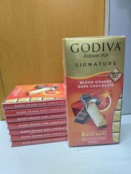 Godiva Signature Blood Orange Dark Chocolate Mini Bars