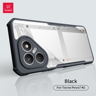Tecno Pova7 Pova 7 Ultra Case XUNDD Casing Anti Fall Bumper Protective Shell Transparent Phone Cover